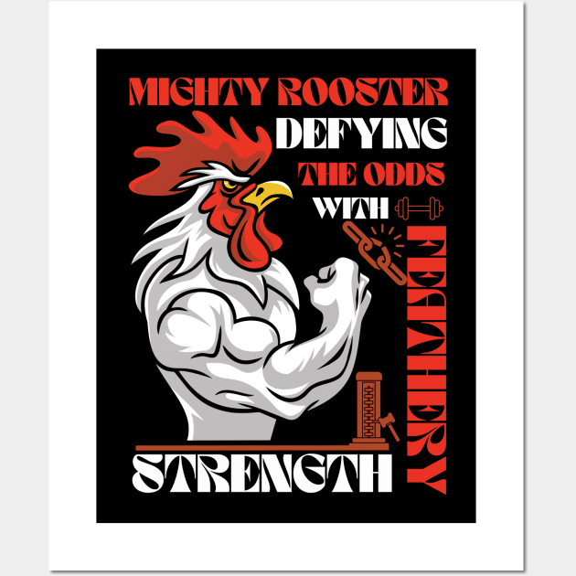 Mighty Rooster Wall Art by Pearsville